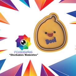 pcx3disños-Squishmallow-Grace.png Archivo STL CORTADOR DE GALLETAS SQUISHMALLOW GRACE HALLOWEEN・Modelo para descargar y imprimir en 3D