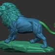 photo_5334873114695290080_y.jpg Growling Lion 3D print model