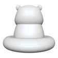 Capybara-on-Pool-Float-with-Lemonade3.jpg Capybara on Pool Float with Lemonade – Summer Chibi Figurine