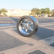 HRE-446.png Archivo STL Llantas 19" HRE 446 skyline escala 1/24・Modelo para descargar y imprimir en 3D