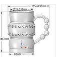 CoffePot02-01.jpg professional  Coffee cup tea vessel v02 for 3d print and cnc