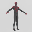 Renders0011.png Spiderman Miles Morales Spiderverse Textured Lowpoly