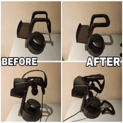 photo_2019-12-22_21-29-49.jpg Download free STL file VR headset stand replacement • 3D printing template, averok