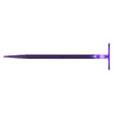 Blade_With_Supports.stl Toy Butterfly Knife (No Hardware Needed)