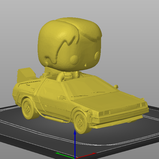 Future Marty Marty Mcfly Delorean Funko Funko Back To The Future