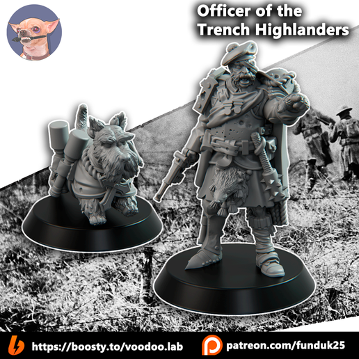 Officer of the  Trench Highlanders