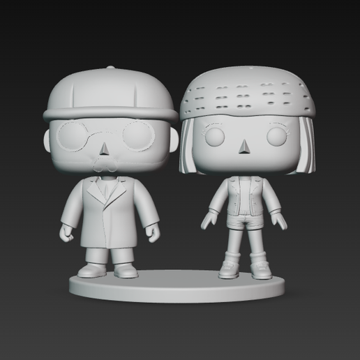 🎨 Leon and Mathilda FUNKO POP・ STL File for 3D printing・Cults