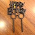 img1.jpg Birthday Cake Topper with Harry Potter Fonts - Commercial Version