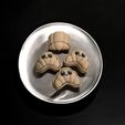 647157175_10164204546749548_9074047461670615995_n.jpg Happy Little Croissant Clicker Fidget and Keychain