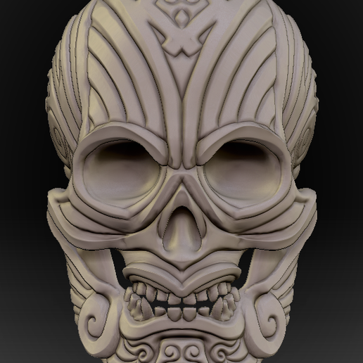 Halloween skull decorations. #halloweenstl 3D model