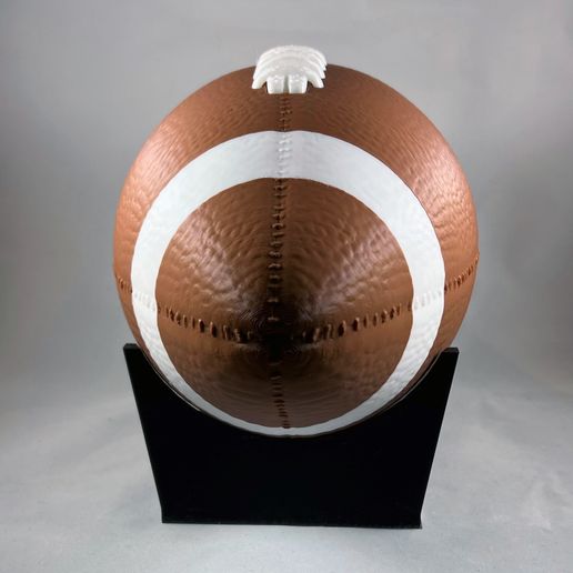 Football-STL-14.jpg Fichiers STL de football réaliste grandeur nature et support - NO AMS - LICENCE COMMERCIALE