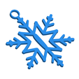 ISnowflakeInitialGiftTag3DImage.png Letter I - Snowflake Initial Gift Tag Ornament