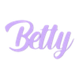 Betty.stl First name Betty