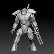 a2.jpg low poly soldier future - warrior future - space warrior - space war