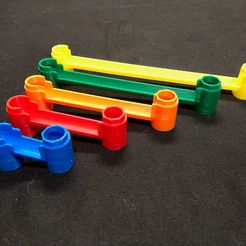 Straight_Drop_Demos_2.jpeg Free STL file Marble Run Compatible Straight Ramps・3D printing idea to download, esmz