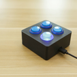 Arcade Button Control Box 3D Printing STL Impression 3D Cults2.png Arcade Button Control Box