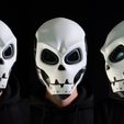 коллаж-1.jpg Neo Skull Maske - Cosplay Sci-Fi Maske - digitale Stl-Datei für 3D-Drucken