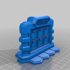 BountyBoard.png Download free STL file Bounty Board for Scifi • Template to 3D print, gilieart