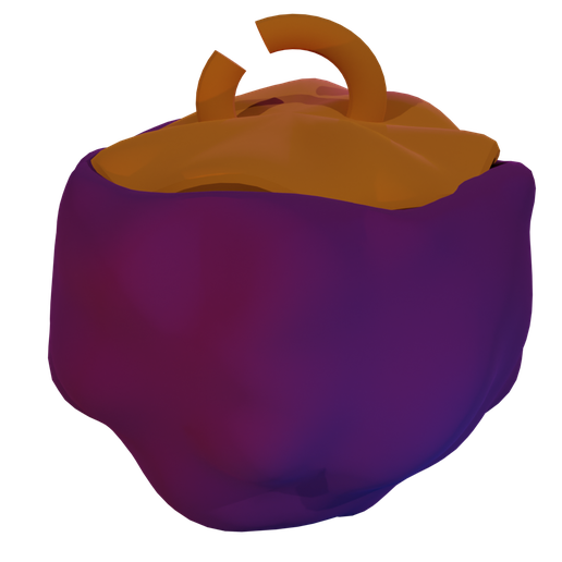 Halloween candy pot Made in blender 3D model