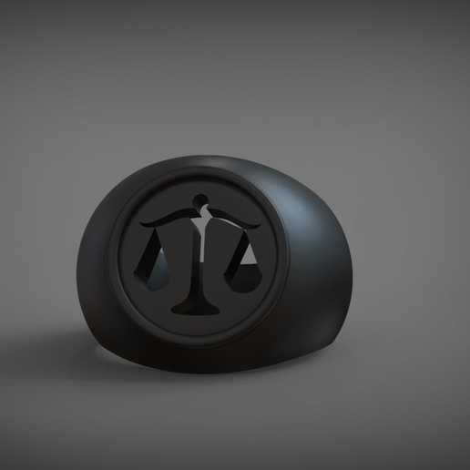Libra Ring 3D model