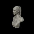 21.jpg Bella Hadid portrait sculpture 3D print model