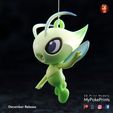 celebi-pose-2-colo3-copy.jpg Archivo 3D Celebi 3 poses - presupported・Plan para descargar y imprimir en 3D
