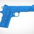 030.jpg Remington 1911 Enhanced pistol from the game Tomb Raider 2013 3D print model3