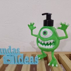 STL file Bob Razowski Monster Inc Christmas Style Fan Art 👹・Template to  download and 3D print・Cults