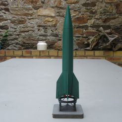 IMG_8362.JPG STL file V2 A4 rocket・3D printable model to download