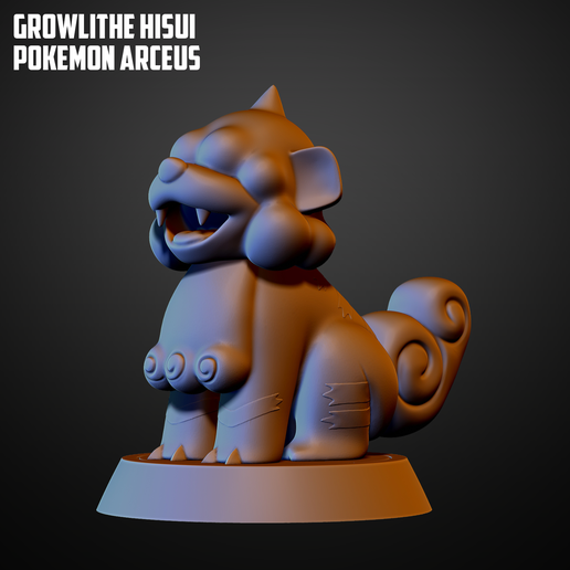 Growlithe Hisui - Pokémon Legends Arceus 3D model