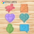 SAN-VALENTIN.png Valentine's Day Cookie Cutters - Pack - Cookies - Cutters