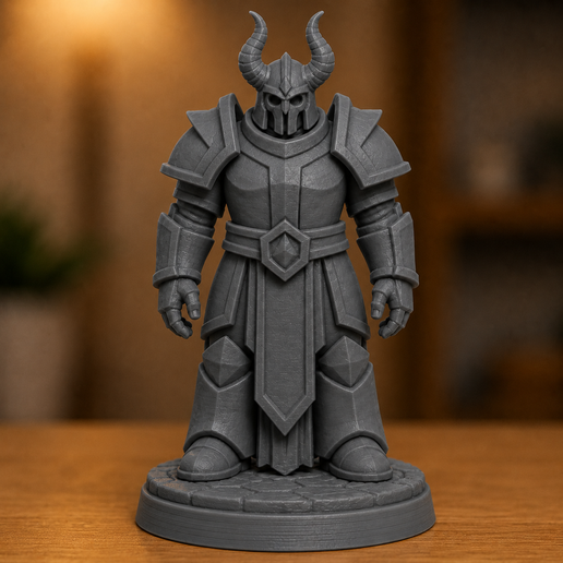 Infernal Judge – Infernal Dark Fantasy 3D Printable Miniature STL & OBJ (FDM & Resin Ready) 3D model