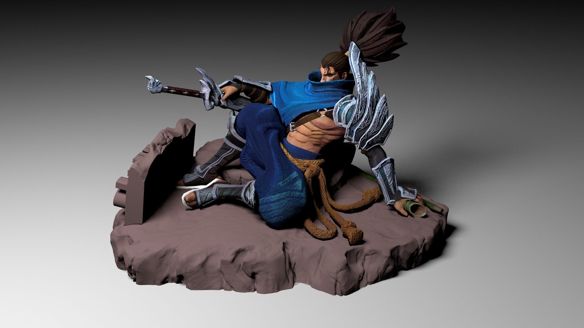 3D file Yasuo League of Legends - Collectible・3D printable model to ...