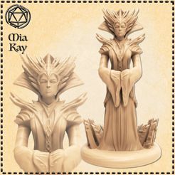 head-enchantress.jpg Datei STL Oberste Verzauberin・Design für 3D-Drucker zum herunterladen