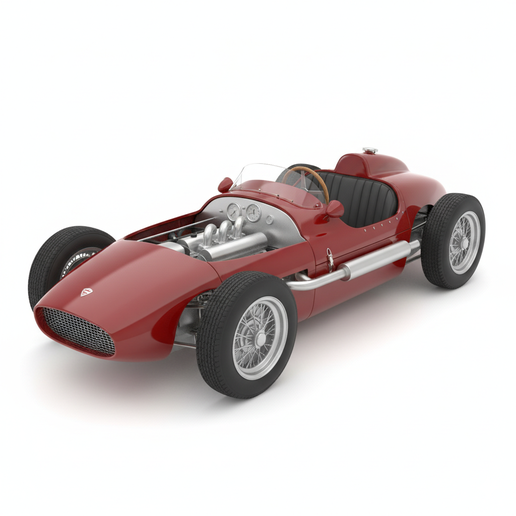 Cisitalia D46 1920s car STL, split parts car STL, car lift STL, tuned car STL, printable car, JDM car STL, vintage car STL, cyberpunk car STL, prototype race car STL, 1:32 car STL, custom wheels car STL, snap fit car STL, car for diorama, British classic