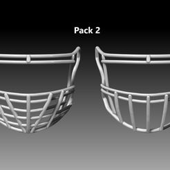 BPR_Composite9p.jpg Gesichtsmaske Pack 2 für Riddell SPEEDFLEX Helm