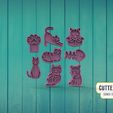 Sellos-Gatitos.jpg Mini Kittens Cats Mini Kittens Stamps
