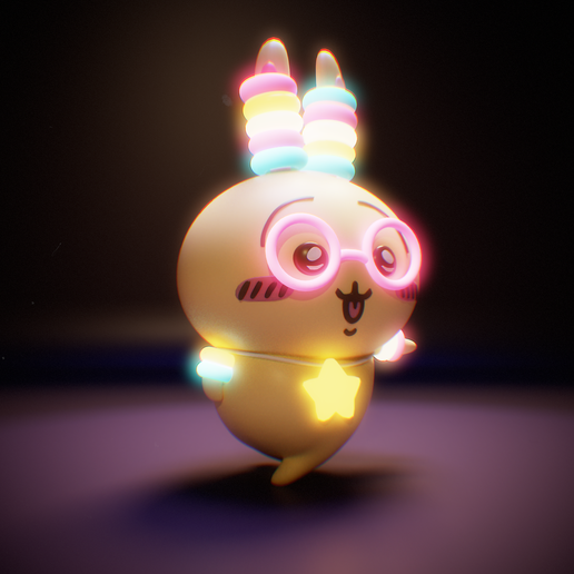🐇 chiikawa_PartyUsagi・ STL File for 3D printing・Cults