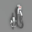 Untitled 729.jpg **Improved Updated Version** TESLA MOBILE CHARGER GEN 2  - CABLE HOLDER WALL MOUNT Bracket for Gen2 UMC North America and EUROPE with bonus Tesla drink coasters included!