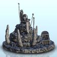 3.jpg Orc on throne with treasure chest 1 - Troll Warhammer resin Age of Sigmar Figures 28mm 32mm 15mm