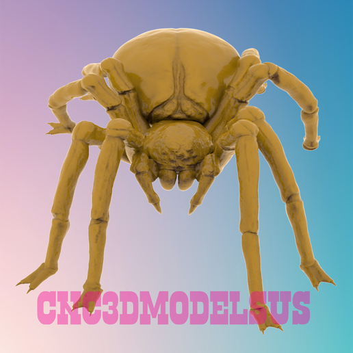2.png SPIDER 1 3D MODEL STL FILE FOR CNC ROUTER LASER & 3D PRINTER