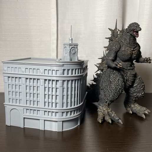 🕰️ Wako Clock tower Godzilla Minus One・ STL File for 3D