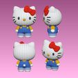 ZGrab01.jpg Hello Kitty - Punto - Ganchillo - Multiparte