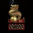 dragon2.jpg Smoking Asian Dragon - 3D Model Incense Burner