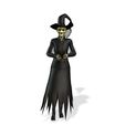vid_00028.jpg DOWNLOAD HALLOWEEN WITCH 3D Model - Obj - FbX - 3d PRINTING - 3D PROJECT - GAME READY