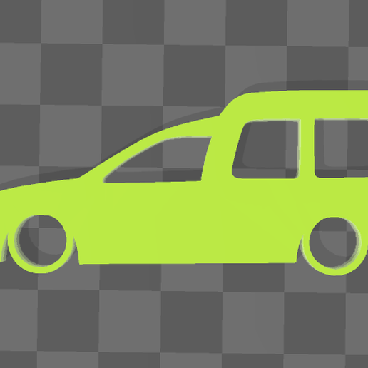 Seat Inca key ring 3D model