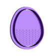 HuevoMiniTextura50.stl Mini textured Easter egg