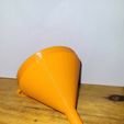 embudo.jpg PLA funnel 7.5cm with ear for hanging