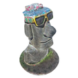 model-6.png Moai statue wearing sunglasses and a party hat NO.5
