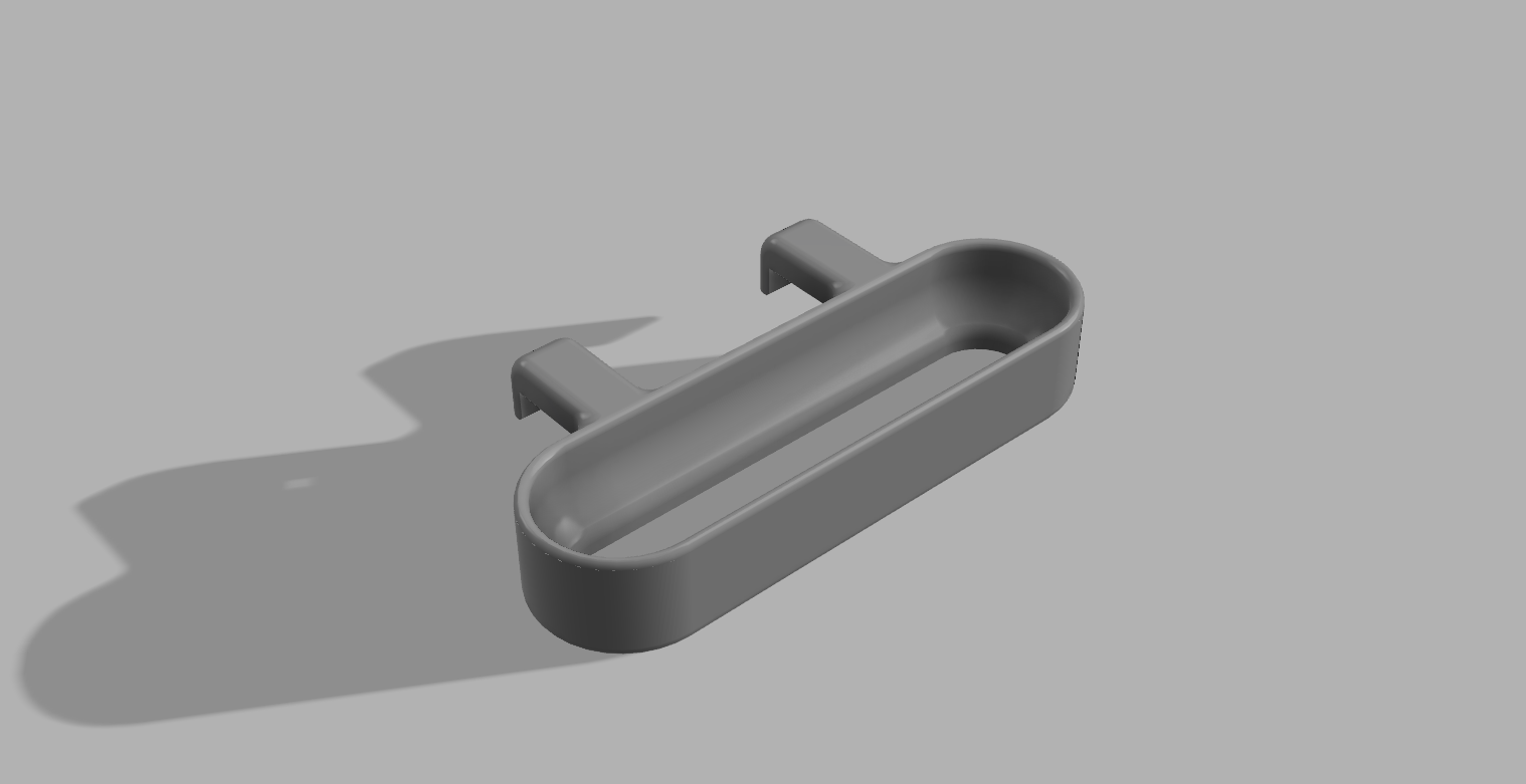 Towel Holder - Front.png STL-Datei Kitchen Hanging Towel holder kostenlos・3D-Druckvorlage zum Herunterladen, 3D-Designs